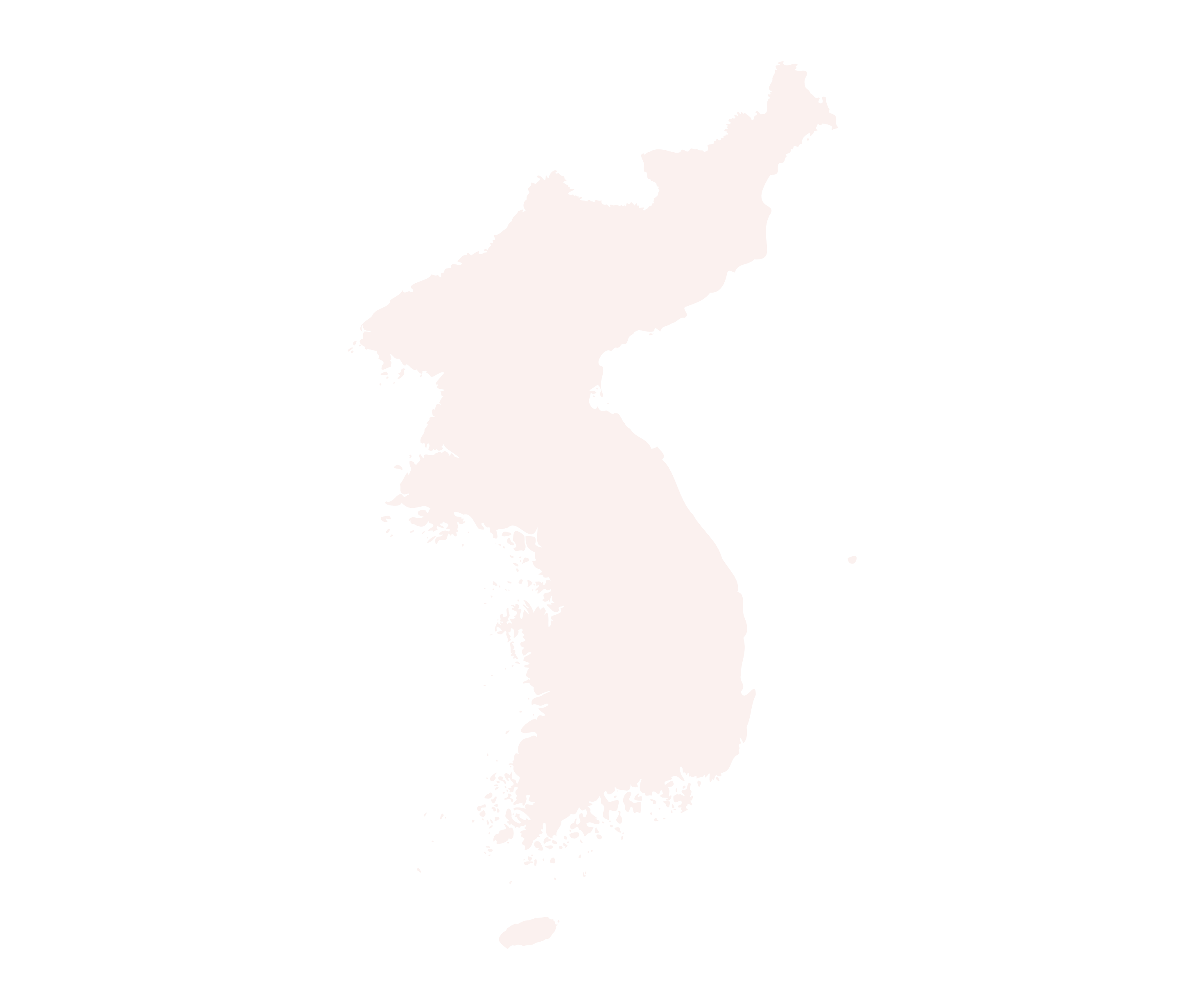 Map silhouette of Korea